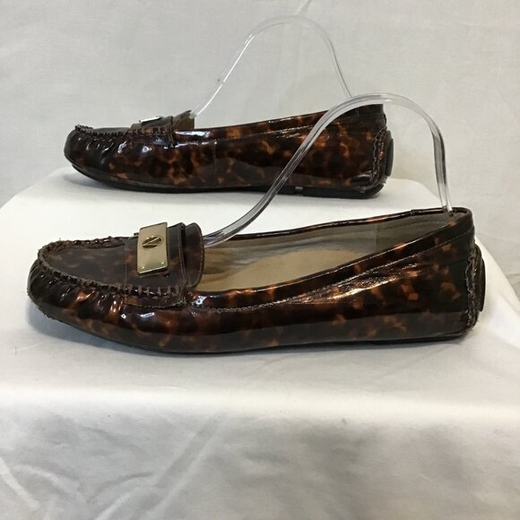 Vionic Syndey Patent Leather Tortoiseshell Loafer  Size 10 - Picture 7 of 12